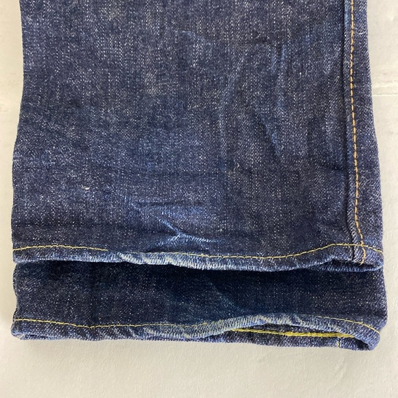 The Strike Gold Jeans Japanese Selvedge Denim Straight Leg Size 34 X 35 - Picture 13 of 15